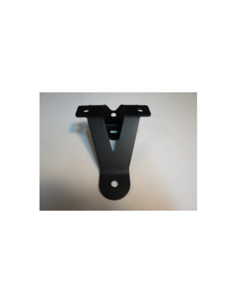 Roof rack foot H55, asymmetrical, black stainless steel