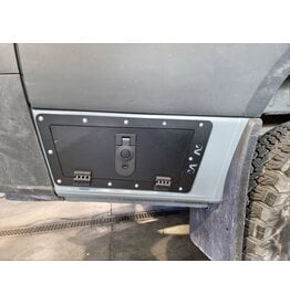 Coffre de rangement pour panneau arrière /rear panel locker box pour Mercedes Sprinter W907/VS30, empattement moyen 3665 mm (L2)
