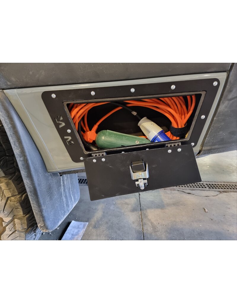 Rear Panel Locker Box for Mercedes Sprinter W907/VS30 medium wheel base 3665 mm (L2)