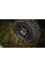 Jante en acier tout-terrain Dotz Outland 18 pouces x 8,0 6/130 ET 45 CB 84,1 mm, finition noir mat, pour Mercedes Sprinter 906 et 907