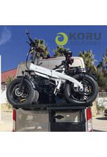 Klappbarer Fahrradträger für bis zu 4 Fahrräder, Heavy-Duty-Ausführung zur Montage auf dem Universalheckträger von Koru