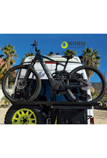 Klappbarer Fahrradträger für bis zu 4 Fahrräder, Heavy-Duty-Ausführung zur Montage auf dem Universalheckträger von Koru