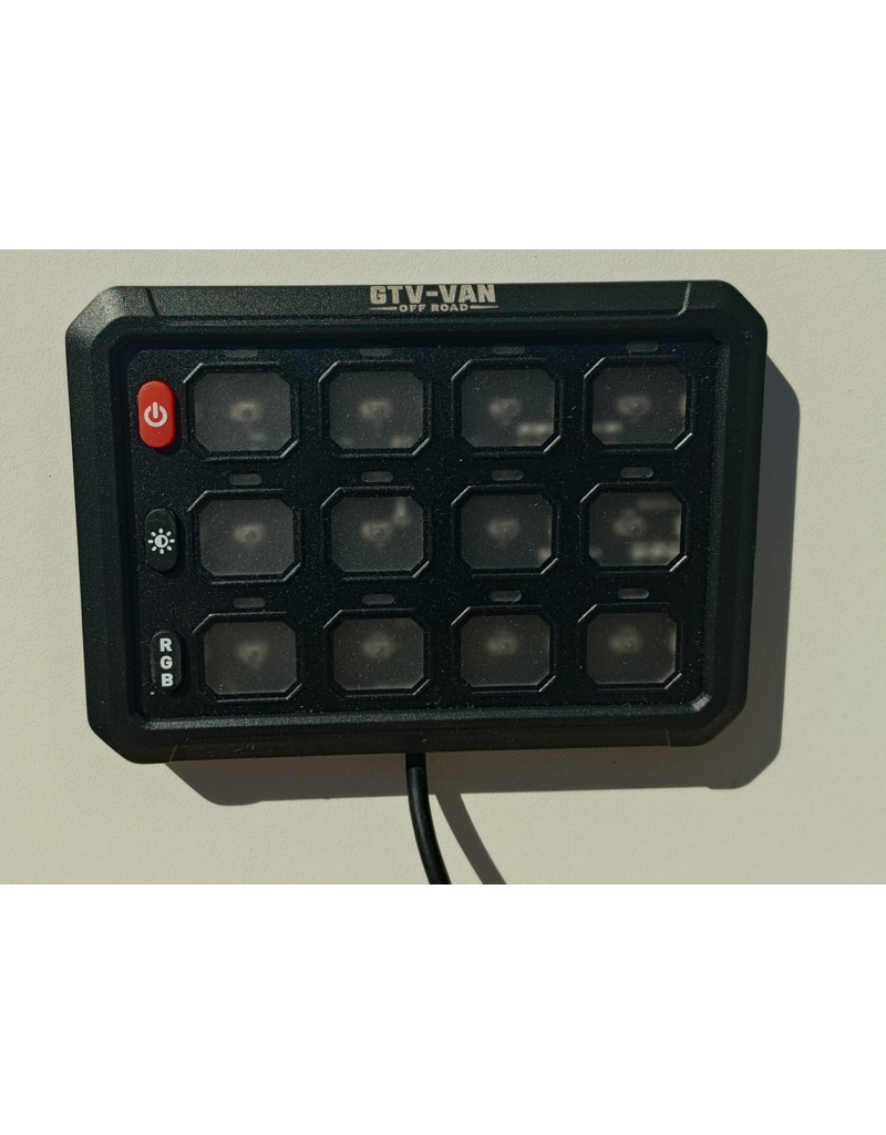 GTV-VAN  12-fach-Schalttafel mit Steuerung über Bluetooth-App