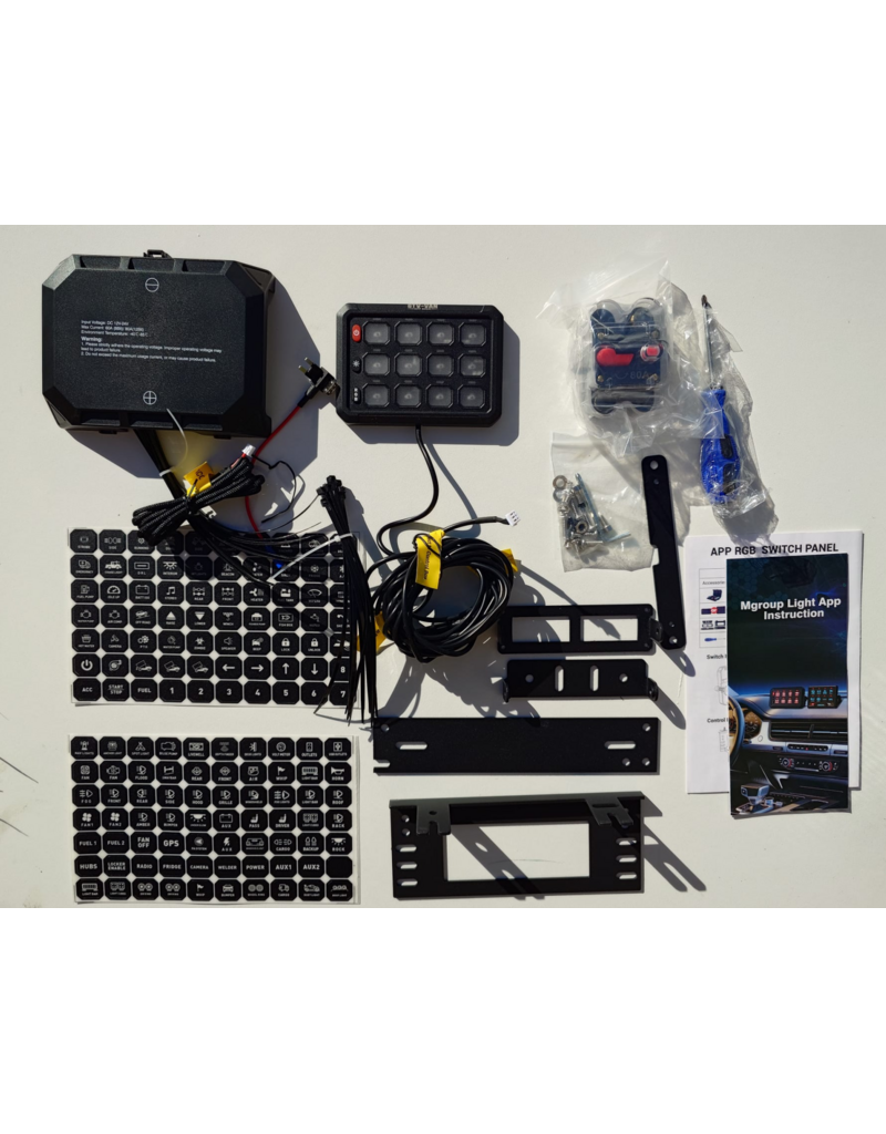 GTV-VAN  12 Gang Switch Panel with Bluetooth APP Control