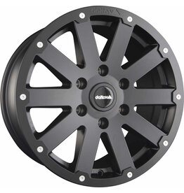 Delta Hanma, schwarze Alufelge, 8,5Jx17H2, 5/120, ET 40 für VW Crafter / MAN TGE 2017+ und VW T6, T6.1