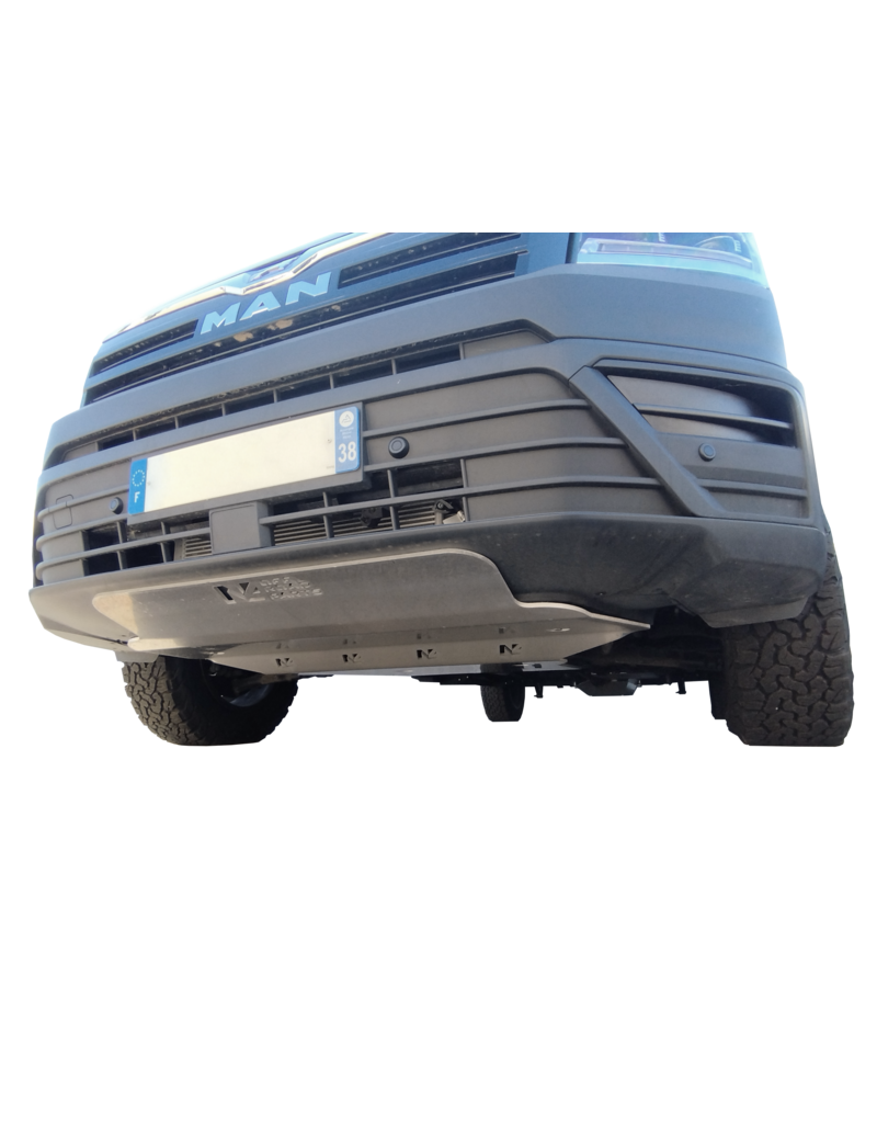 engine and transmission skid plate 8mm aluminum for Volkswagen Crafter 4x4 2017+ / Man TGE 2017+
