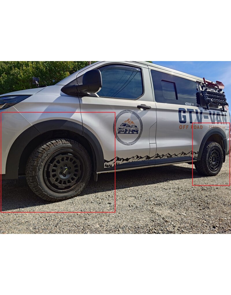 Protection d'ailes /enjoliveurs de passage de roue pour FORD TRANSIT CUSTOM V710(NRN/NXN) 