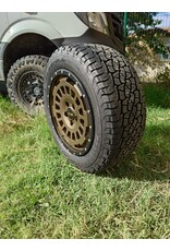 Jante all terrain aluminium TWIN-MONOTUBE-PROJEKT-AT18  8X18 ET47 5x120/65 EARTH MAT POUR VW T5, T6, T6.1 