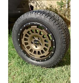 Twin Monotube Project AT18, 8x18, ET47 , 5x120/65 All Terrain hard alloy rim Matt TERRA For VW T5, T6, T6.1