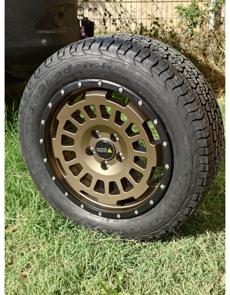 Twin Monotube Project AT18, 8x18, ET47 , 5x120/65 All Terrain hard alloy rim Matt TERRA For VW T5, T6, T6.1