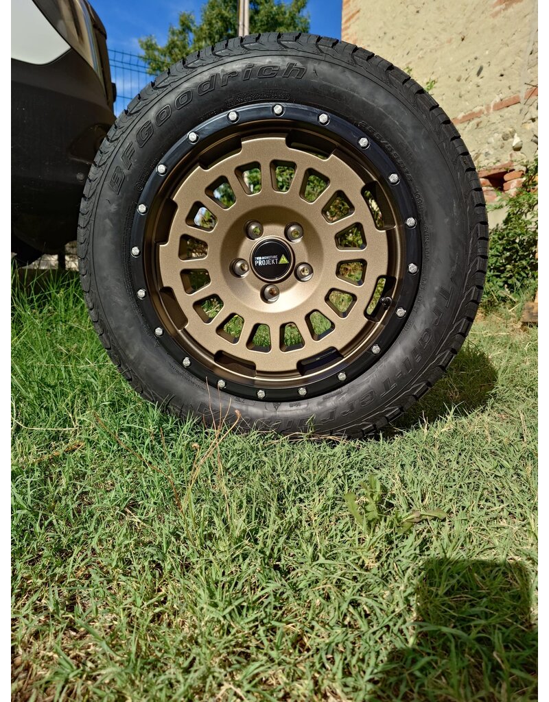 Twin Monotube Project AT18, 8x18, ET47 , 5x120/65 All Terrain hard alloy rim Matt TERRA For VW T5, T6, T6.1