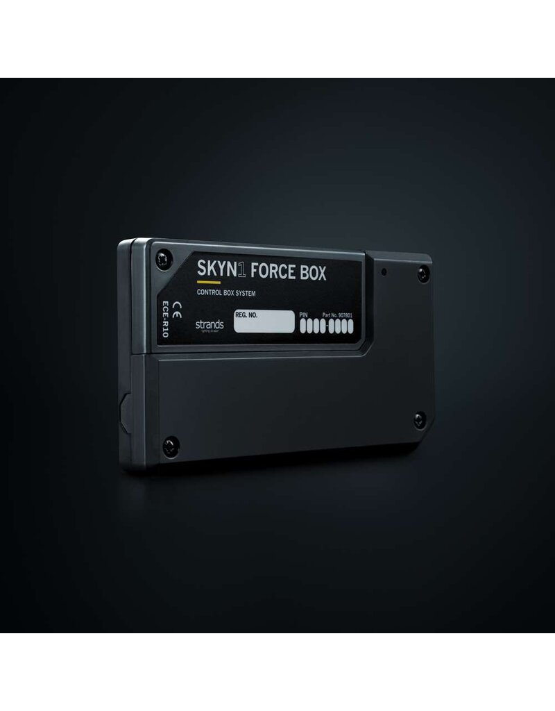 SKYN1 PXP FORCE BOX - Bluetoothgesteuerte Schaltbox von Strands Lighting Division