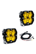 BAJA DESIGNS Squadron 2.0 Pro : paire de modules d'éclairage auxiliaires à LED noirs - Universels (différentes options disponibles)