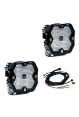 BAJA DESIGNS Squadron 2.0 Pro : paire de modules d'éclairage auxiliaires à LED noirs - Universels (différentes options disponibles)