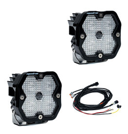 BAJA DESIGNS Squadron 2.0 SPORT – Paar schwarze LED-Zusatzscheinwerfer – Universal (verschiedene Optionen erhältlich)