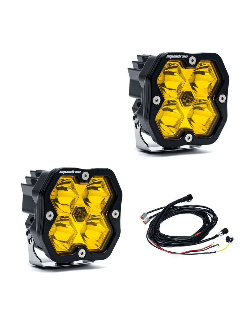 BAJA DESIGNS Squadron 2.0 SPORT – Paar schwarze LED-Zusatzscheinwerfer – Universal (verschiedene Optionen erhältlich)