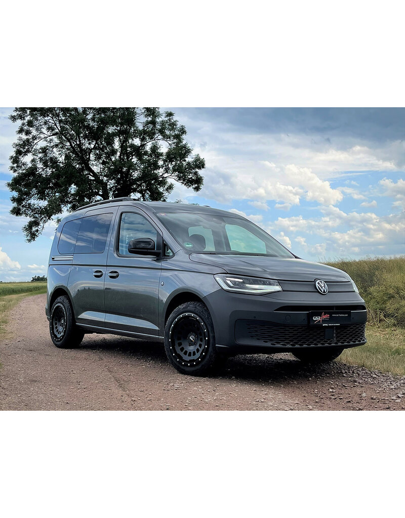 EIBACH + 25/30 mm PROLIFT HÖHERLEGUNGSFEDERNSET MIT 4 VERSTÄRKTEN EIBACH FEDERN Passend für VW Caddy 5 PKW , 2WD + 4WD, normaler (kurzer Radstand) , Nicht für Nutzfahrzeug/Kastenwagen