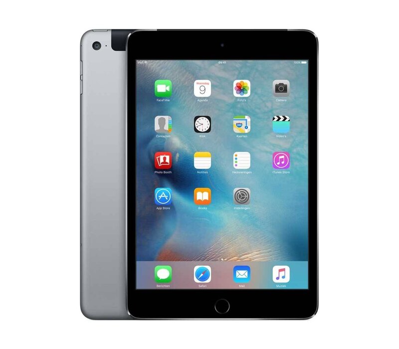 Apple iPad mini 4 128GB (Wi-Fi + Cellular) - Spacegrijs