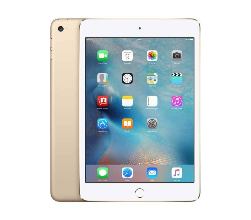 Apple iPad mini 4 128GB (Wi-Fi + Cellular) - Goud