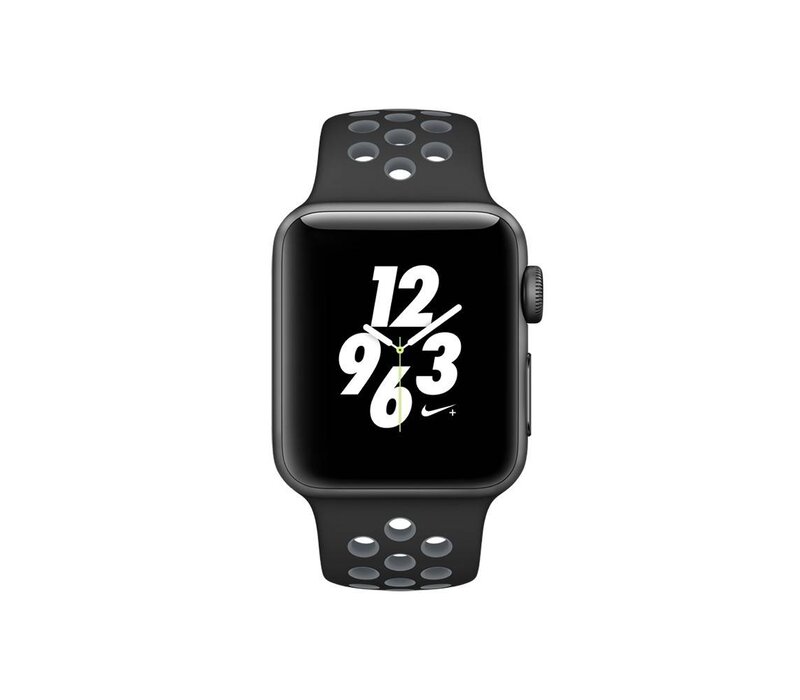 Apple Watch Nike+ 38mm Spacegrijs aluminium - Zwart / Cool Grijs sportbandje van Nike