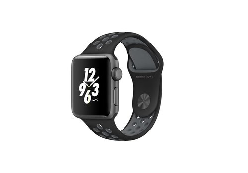Apple Apple Watch Nike+ 38mm Spacegrijs aluminium - Zwart / Cool Grijs sportbandje van Nike