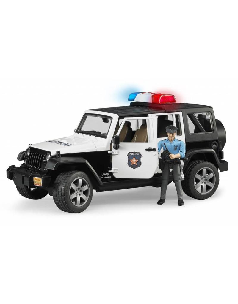 Bruder Bruder 2526 - Politie Jeep met politieagent ( blanke huidskleur )