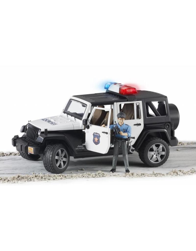 Bruder Bruder 2526 - Politie Jeep met politieagent ( blanke huidskleur )