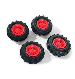 Rolly Toys Rolly Toys Luchtbanden ROOD voor Tractoren RT7xx serie (4 stuks)