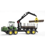 Bruder Bruder 2133 - John Deere 1210E houttransport met kraan