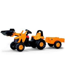 Rolly Toys Rolly Toys 023837 - RollyKid JCB met frontlader en aanhanger