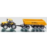 Siku Siku 1858 - JCB 8250 met dolly en halfpipe trailer 1:87