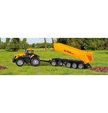 Siku Siku 1858 - JCB 8250 met dolly en halfpipe trailer 1:87