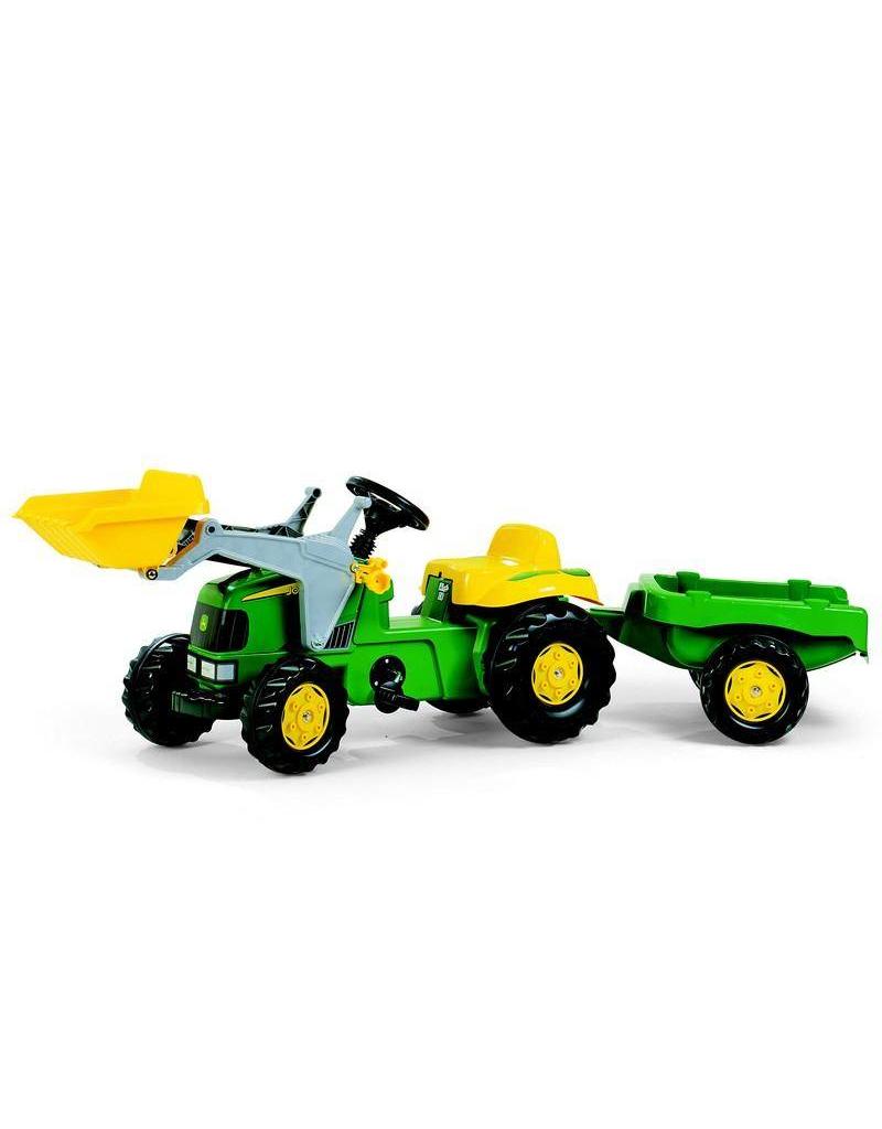 Rolly Toys Rolly Toys 023110 - RollyKid John Deere met frontlader en aanhanger