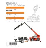 Ros Ros 80110.3 - Manitou MRT2150+ MANISCOPIC verreiker met diverse accessoire 1:32