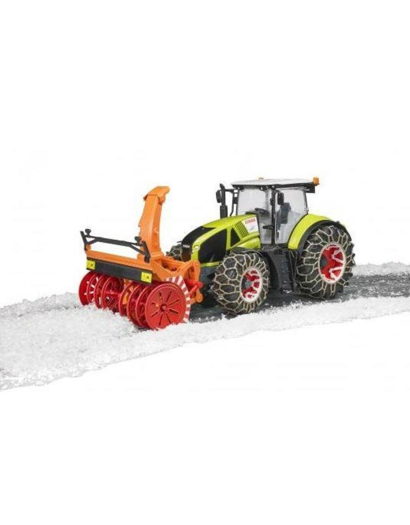 Bruder Bruder 3017 - Claas Axion met sneeuwblazer en sneeuwbanden