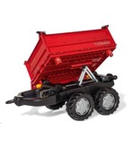 Rolly Toys Rolly Toys 123018 - Mega Trailer rood met grijze velgen