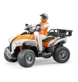 Bruder Bruder 63000 - Quad met bestuurder (oranje/wit)