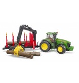 Bruder Bruder 3054 - John Deere 7930 met bomentrailer en 4 boomstammen