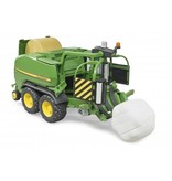 Bruder Bruder 2032 - John Deere balengrijper/-wikkelaar C441R met 1 hooibaal