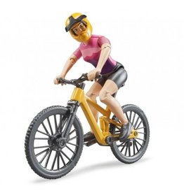 Bruder Bruder 63111 - Mountainbike met speelfiguur