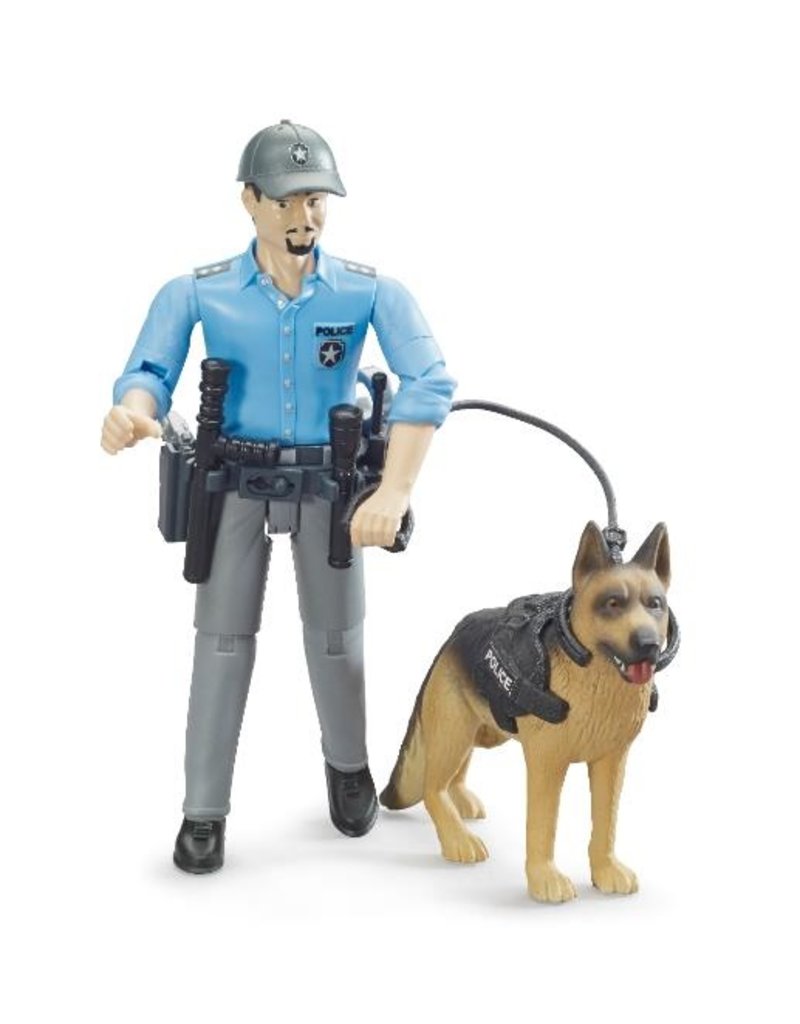 Bruder Bruder 62150 - Politie speelfiguur met hond