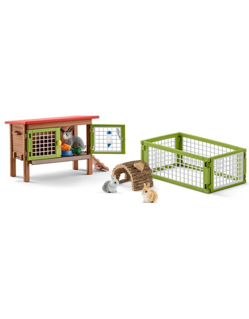 Schleich Schleich Farm 42420 - Konijnenhok