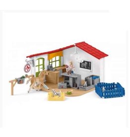 Schleich Schleich Farm 42502 - Dierenartspraktijk met huisdieren