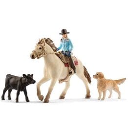 Schleich Schleich Farm 42419 -Western rijden