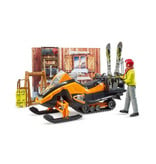 Bruder Bruder 63102 - Berghut met snowmobil