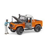 Bruder Bruder 2591 - Land Rover pick-up (oranje/grijs)