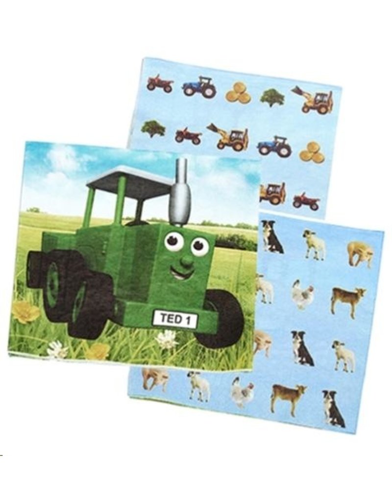 Tractor Ted Tractor Ted - Party Servetten - 16 stuks