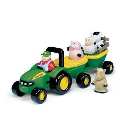 Britains Britains 42947 - John Deere Trekker met aanhangers en dieren (met geluid)