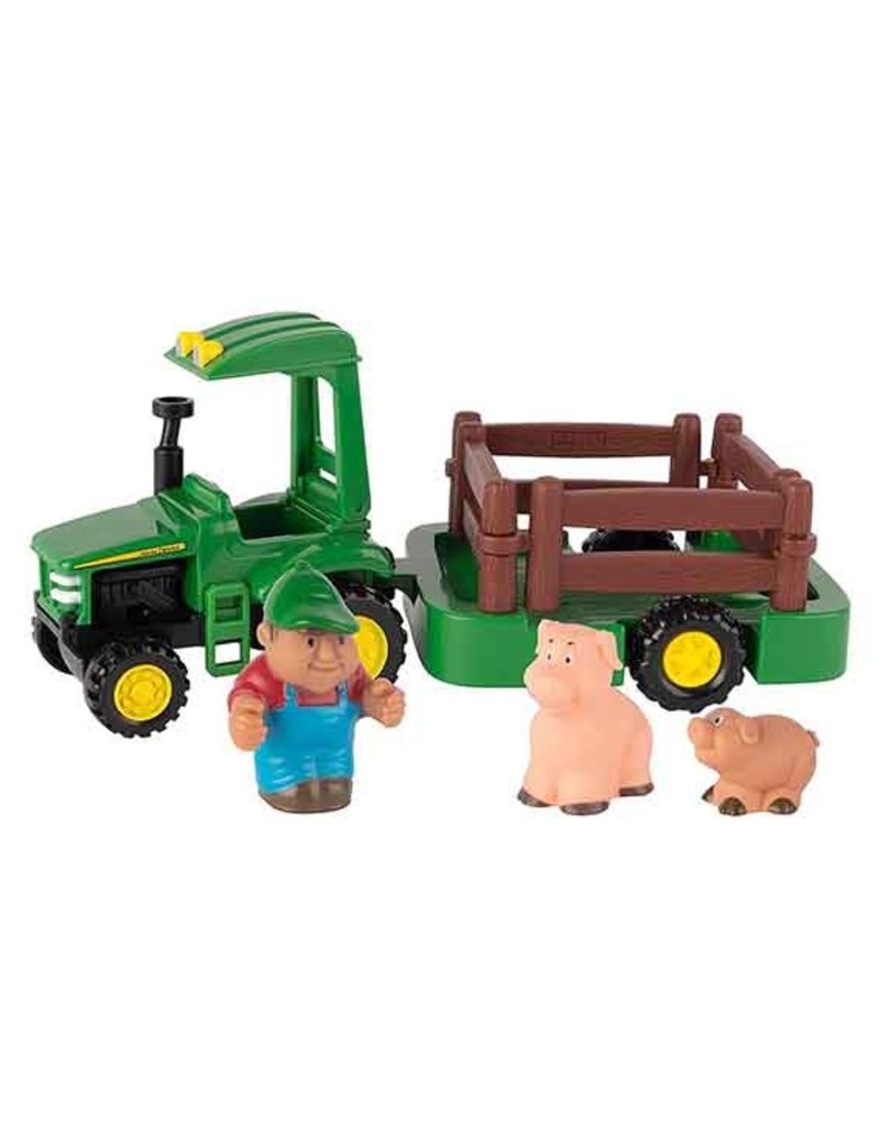 Vrijgevig Zuidwest Staat Britains 46922 - Speelset tractor met aanhanger en dieren - T-Toys België