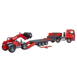 Bruder Bruder 2774 - MAN TGA dieplader met Manitou